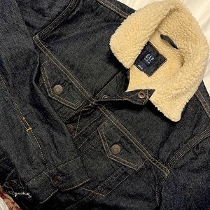 **SOLD!!** GAP Boys Jean lined jacket